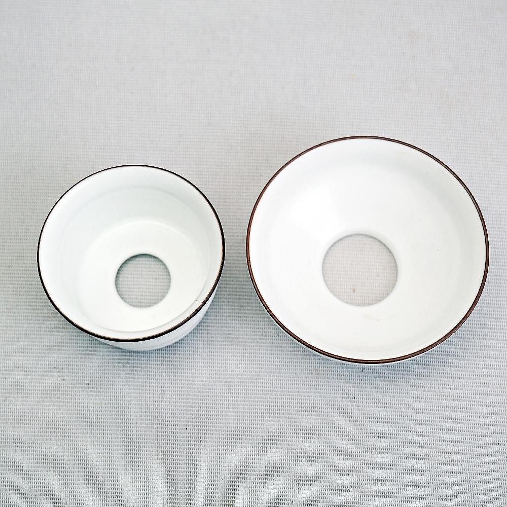 【全館滿599免運】精品陶瓷 脂白描金手繪茶漏 茶濾 功夫茶具 質樸簡約 功夫茶具 靜 悟 禪 道【自在坊茶具】-細節圖7