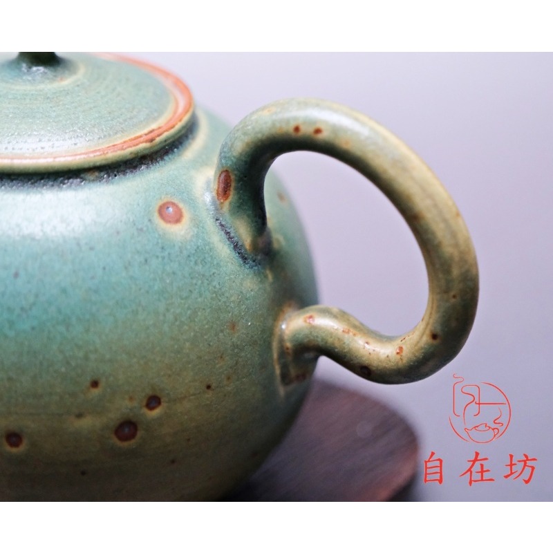 【全館滿599免運】精品手工柴燒茶壺【柴燒壺-20號195ml】孤品一器一拍 柴燒粗陶茶壺 個人壺【自在坊茶具】-細節圖4