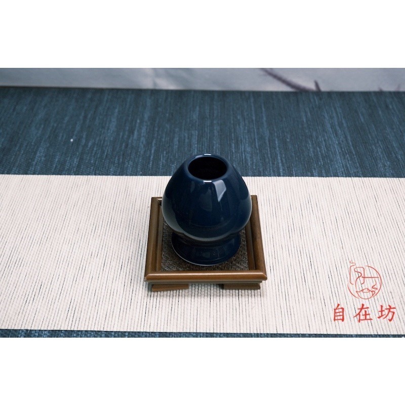 【全館滿599免運】壺蓋承 竹蓋置 壺蓋托 杯蓋架 陶瓷茶筅底座【自在坊茶具】-細節圖2