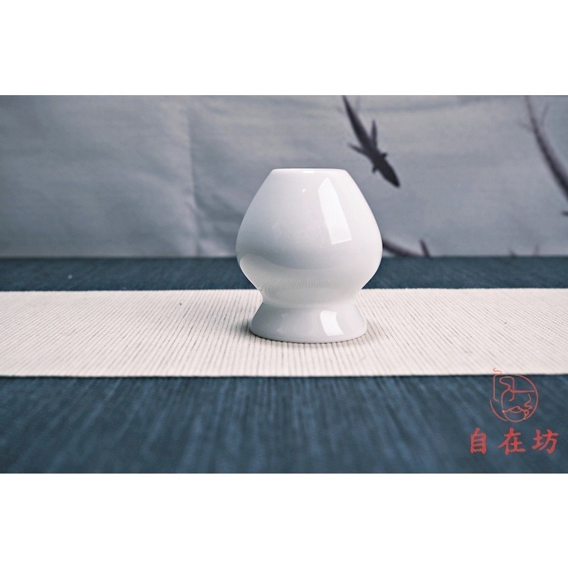 【全館滿599免運】壺蓋承 竹蓋置 壺蓋托 杯蓋架 陶瓷茶筅底座【自在坊茶具】-細節圖5