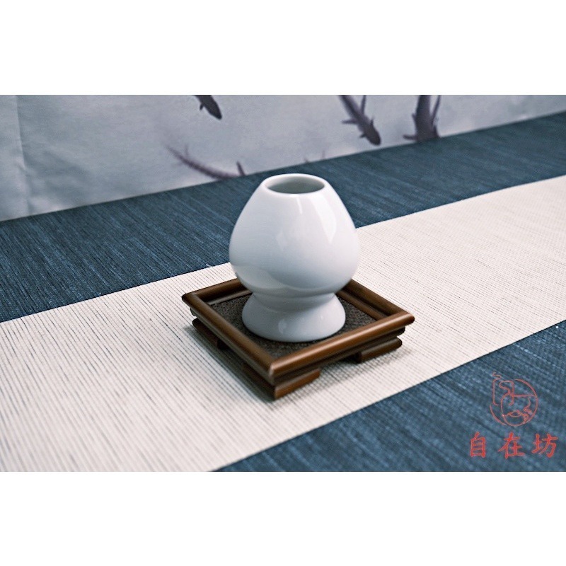 【全館滿599免運】壺蓋承 竹蓋置 壺蓋托 杯蓋架 陶瓷茶筅底座【自在坊茶具】-細節圖7