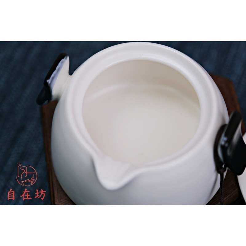 【全館滿599免運】快客杯 定窯快客杯─1壺3杯(黑/白) 便攜式茶具 隨身茶具 旅行茶具 泡茶組【自在坊茶具】-細節圖7
