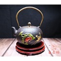 【全館滿599免運】知了鑄鐵壺1.3L〔附贈壺叉〕日本鑄鐵壺 老鐵壺 煮茶壺 燒水壺 鑄鐵茶壺【自在坊茶具】-規格圖11