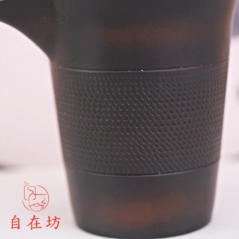 【全館滿599免運】紫陶圓潤茶海230ml 紫陶直筒茶海200ml 茶海 紫陶公道杯 陶瓷茶海 分茶器【自在坊茶具】-細節圖11