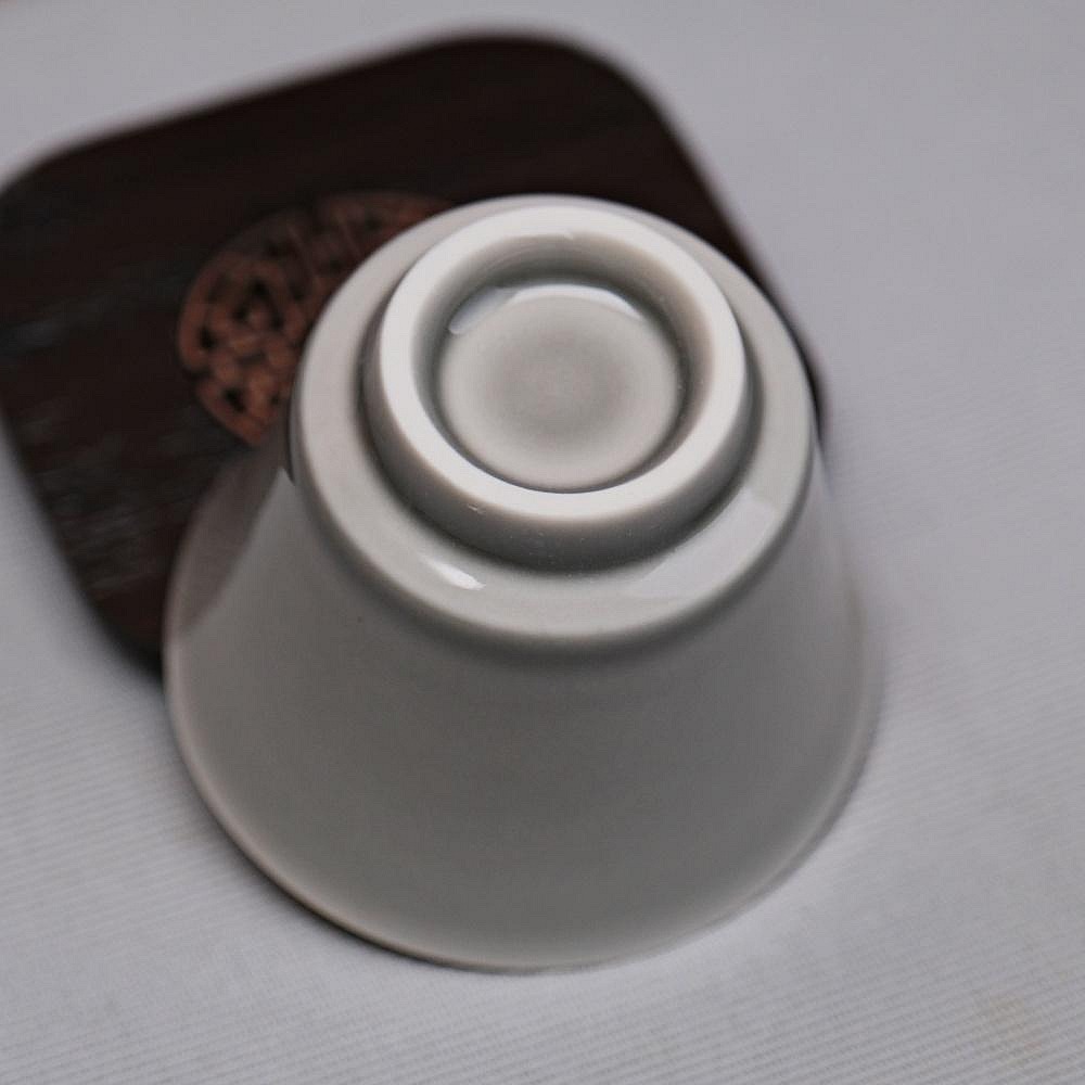 【全館滿599免運】茶杯 主人杯 品茗杯 冰灰釉主人杯-川拙款 粗陶品茗杯 細緻手作 陶瓷茶杯 冰灰釉【自在坊茶具】-細節圖2