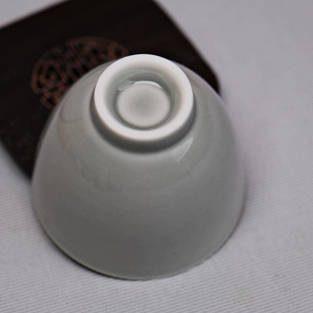 【全館滿599免運】茶杯 主人杯 品茗杯 冰灰釉主人杯-川拙款 粗陶品茗杯 細緻手作 陶瓷茶杯 冰灰釉【自在坊茶具】-細節圖3