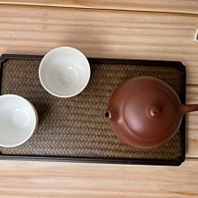 【全館滿599免運】茶盤 托盤 竹編托盤 編織席面重竹乾泡茶盤 復古竹編 手工編織 攜帶式【自在坊茶具】-細節圖2