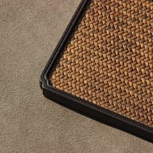 【全館滿599免運】茶盤 托盤 竹編托盤 編織席面重竹乾泡茶盤 復古竹編 手工編織 攜帶式【自在坊茶具】-細節圖7