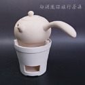 【全館滿599免運】【白泥迷你旅行茶具】一側把壺一保溫爐 茶具組 旅行茶具 優質泥料 高貴大方 附精致木箱【自在坊茶具】-規格圖11