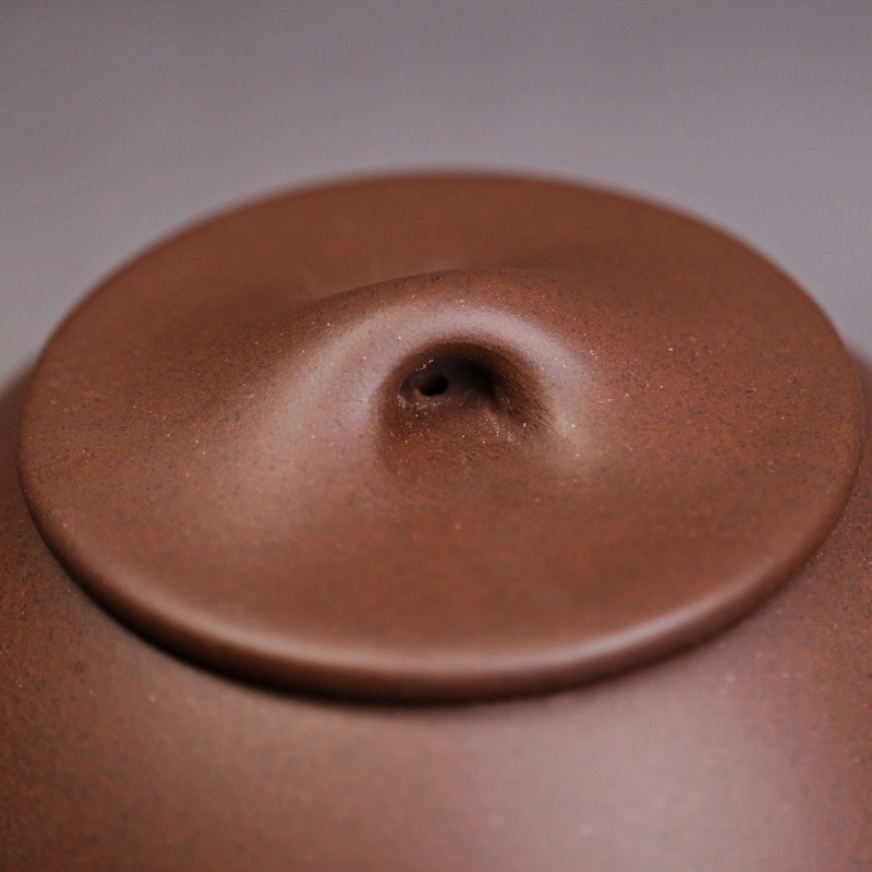 【全館滿599免運】茶壺 紫砂壺 灌模壼【灌模石瓢壺-紫泥/紅泥200ml】出湯順暢 出水俐落 非手工【自在坊茶具】-細節圖3