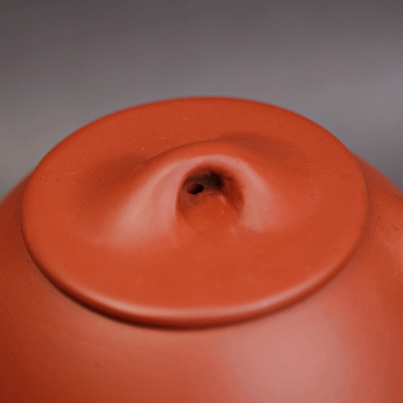 【全館滿599免運】茶壺 紫砂壺 灌模壼【灌模石瓢壺-紫泥/紅泥200ml】出湯順暢 出水俐落 非手工【自在坊茶具】-細節圖8