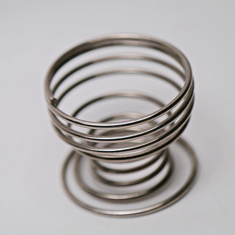 【全館滿599免運】彈簧架 杯托 茶漏架 茶濾托架 正304 不鏽鋼線 2.2mm 一次成形製作【自在坊茶具】-細節圖3