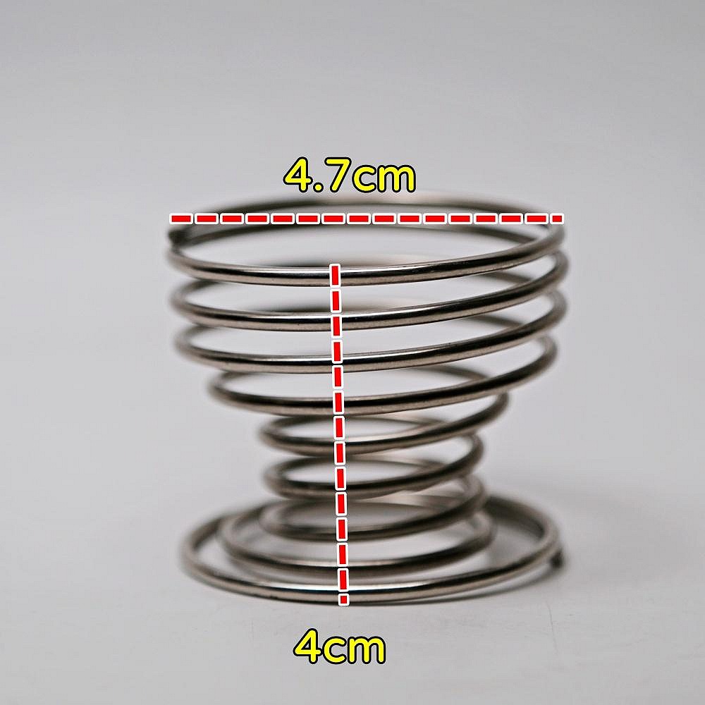 【全館滿599免運】彈簧架 杯托 茶漏架 茶濾托架 正304 不鏽鋼線 2.2mm 一次成形製作【自在坊茶具】-細節圖7