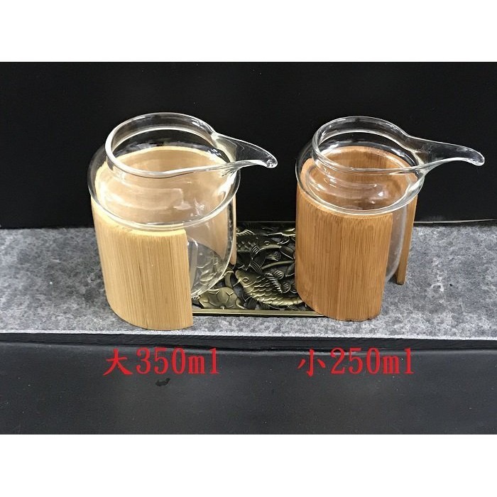 【全館滿599免運】茶海 公道杯 分茶器 玻璃茶海 鷹嘴竹筒茶海 鷹嘴茶海【自在坊茶具】-細節圖9