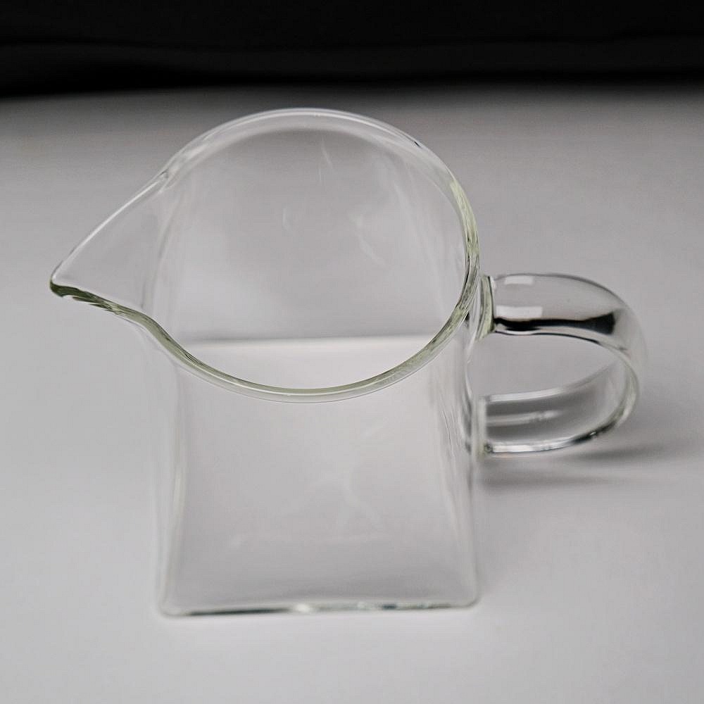 【全館滿599免運】茶海 玻璃茶海 公道杯 天圓地方茶海 原創手工 300ml  500ML 加厚耐熱【自在坊茶具】-細節圖5