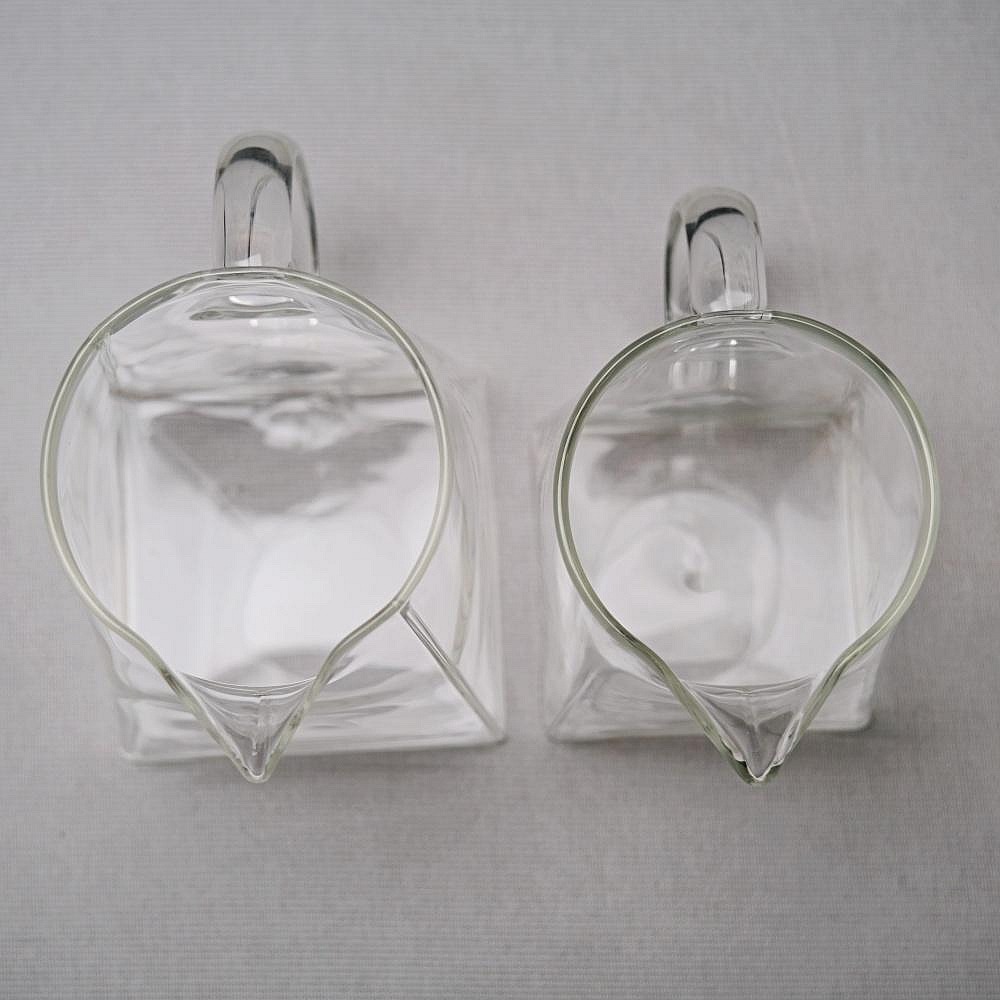 【全館滿599免運】茶海 玻璃茶海 公道杯 天圓地方茶海 原創手工 300ml  500ML 加厚耐熱【自在坊茶具】-細節圖8