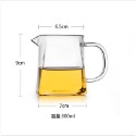 【全館滿599免運】茶海 玻璃茶海 公道杯 天圓地方茶海 原創手工 300ml  500ML 加厚耐熱【自在坊茶具】-規格圖5