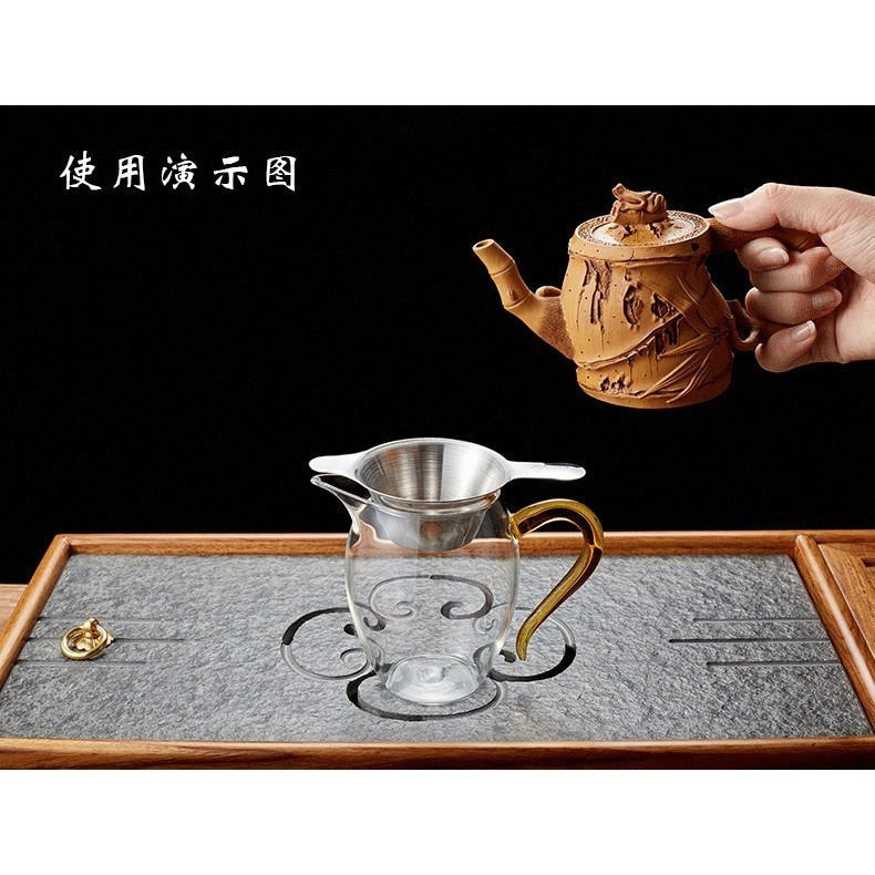 【全館滿599免運】茶漏 不鏽鋼茶漏 加厚不鏽鋼過濾網 茶具配件 過濾網 茶漏 加厚不鏽鋼【自在坊茶具】-細節圖5