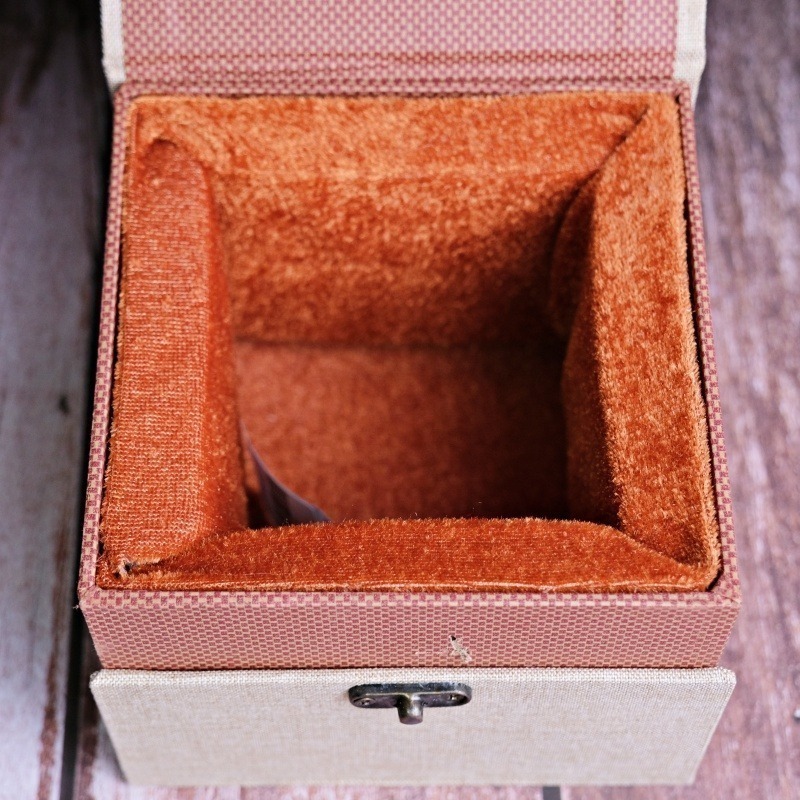 【全館滿599免運】錦盒14*14*11 禮盒 禮品盒  空錦盒 建盞禮品盒 茶壺收納盒 容納單壺【自在坊茶具】-細節圖6