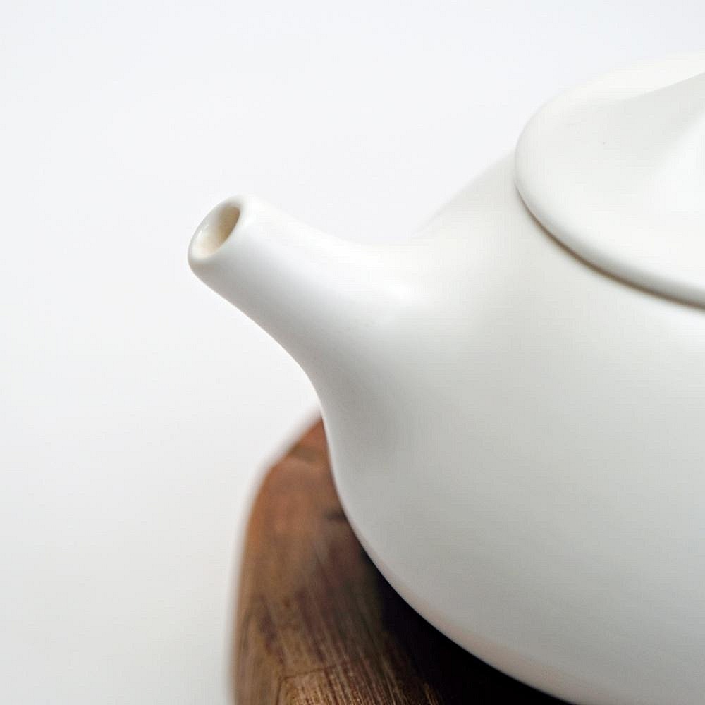 【全館滿599免運】茶壺 定窯石瓢壺 120ML 冰裂開片 黑色 白色-細節圖4