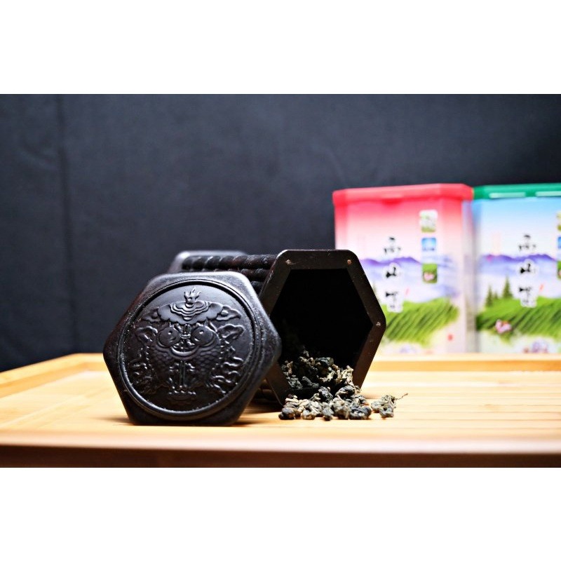 【全館滿599免運】茶葉罐 密封罐 醒茶罐 黑檀木茶葉罐 復古茶葉罐 磁吸 茶罐 茶葉存放【自在坊茶具】-細節圖3