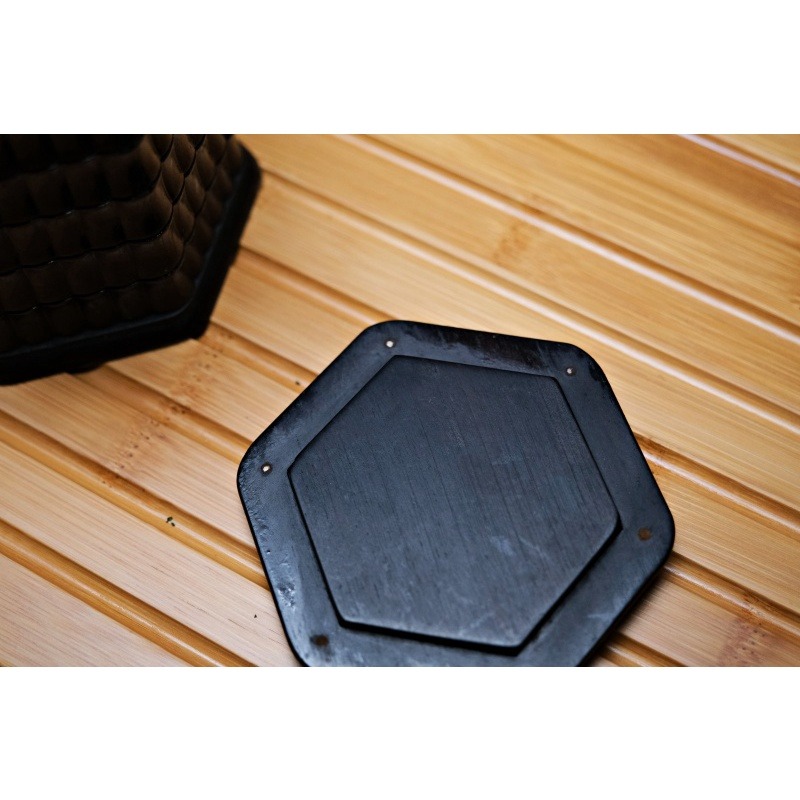 【全館滿599免運】茶葉罐 密封罐 醒茶罐 黑檀木茶葉罐 復古茶葉罐 磁吸 茶罐 茶葉存放【自在坊茶具】-細節圖5