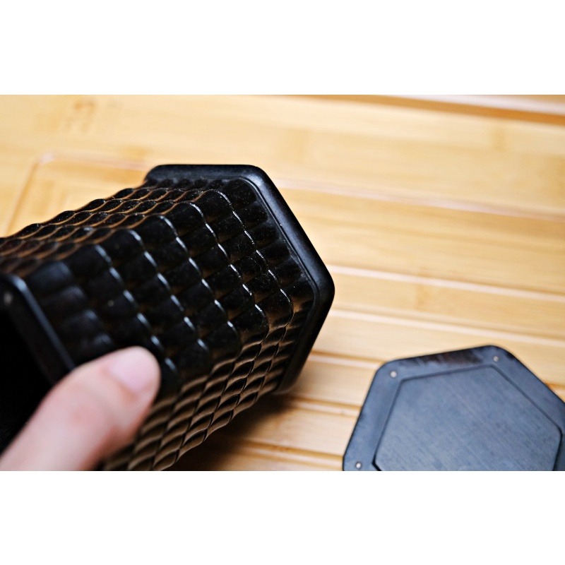 【全館滿599免運】茶葉罐 密封罐 醒茶罐 黑檀木茶葉罐 復古茶葉罐 磁吸 茶罐 茶葉存放【自在坊茶具】-細節圖6