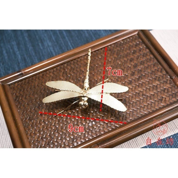 【全館滿599免運】壺蓋托 蓋托 蜻蜓蓋托 合金蜻蜓蓋置 壺蓋承 竹蓋置 杯蓋架【自在坊茶具】-細節圖9