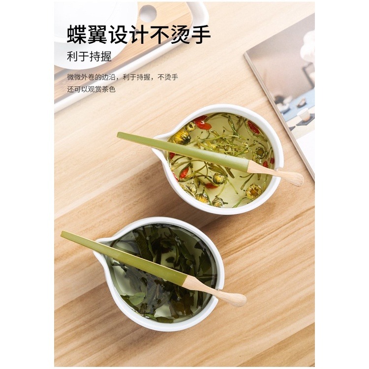 【全館滿599免運】茶海 分茶器 精品景德鎮簡易一抹綠泡茶器 茶海 影青手工分茶器 溫潤如玉【自在坊茶具】-細節圖3