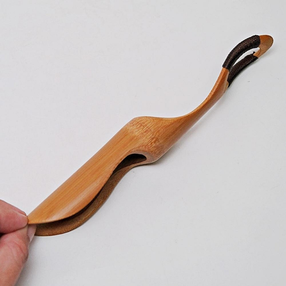 【全館滿599免運】茶鏟 竹制茶鏟 手工精雕竹制茶鏟 茶道配件 茶匙 茶剷 茶藝茶道六君子 竹製茶具【自在坊茶具】-細節圖4