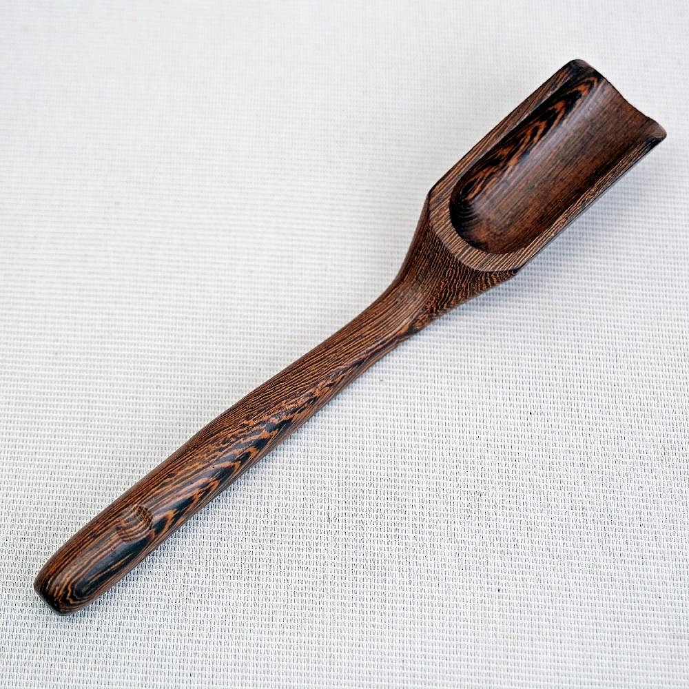 【全館滿599免運】實木茶道六君子套組 黑檀木 雞翅木 彎頭茶夾 茶針 茶鏟 收納桶 茶道配件【自在坊茶具】-細節圖8