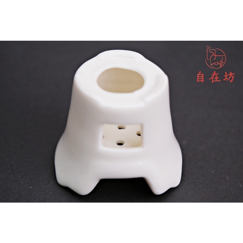 【全館滿599免運】茶漏【玉瓷灶爐茶漏】創意茶漏 茶漏 濾茶器 泡茶過濾網 白瓷茶漏 精品茶濾【自在坊茶具】-細節圖7