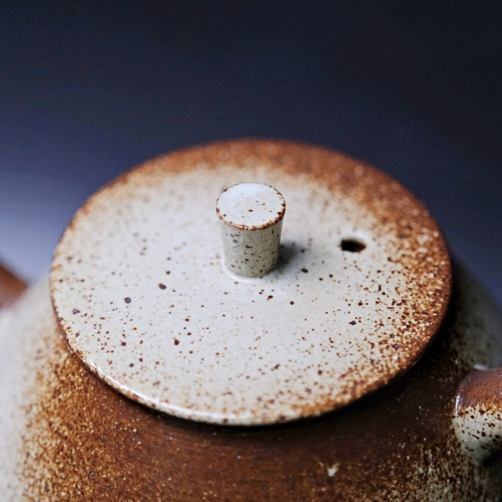 【全館滿599免運】茶壺 柴燒壺 手工茶壺 二次燒柴燒茶壺 柴燒粗陶茶壺 粗陶茶具【自在坊茶具】-細節圖4