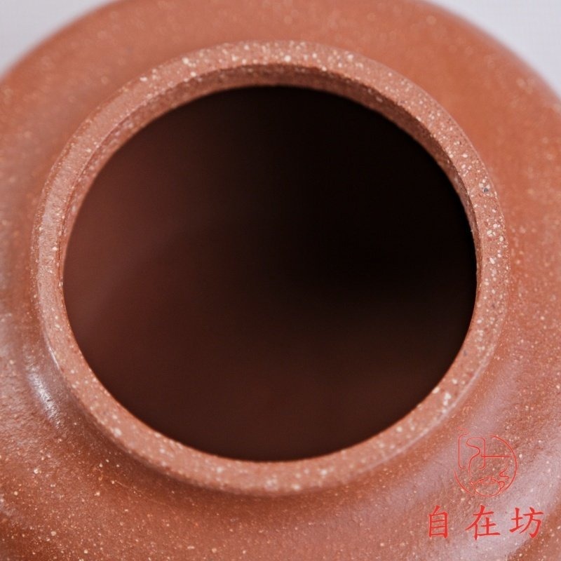 【全館滿599免運】茶壺 手工茶壺【姜禮明手工降坡泥綴只壺─200ml】工藝師姜禮明手作 降坡泥 出湯順暢【自在坊茶具】-細節圖7