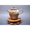 【全館滿599免運】茶壺 手工柴燒茶壺【柴燒壺-11號170ml】孤品一器一拍 柴燒粗陶茶壺 個人壺【自在坊茶具】-規格圖11