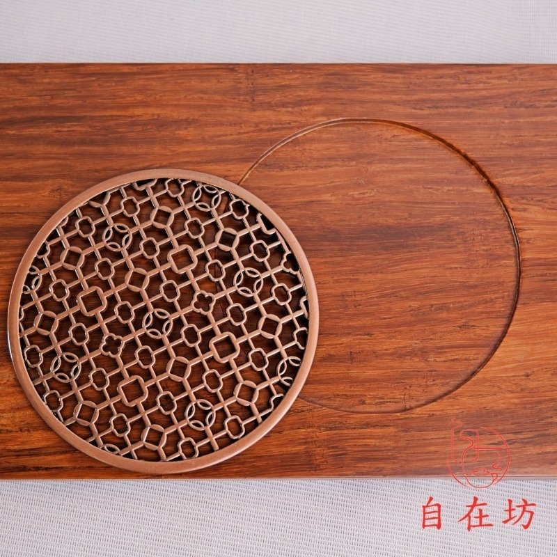 【全館滿599免運】茶盤 竹製茶盤【重竹茶盤─望山/秋水】高檔重竹茶盤 實木茶盤 功夫茶盤 個人茶盤【自在坊茶具】-細節圖7