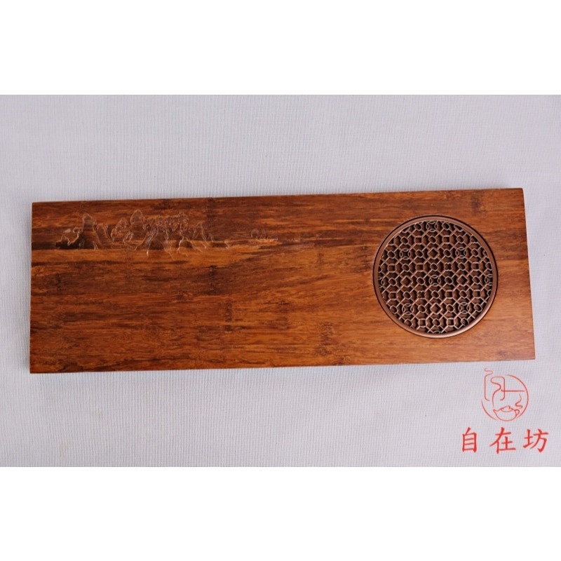 【全館滿599免運】茶盤 竹製茶盤【重竹茶盤─望山/秋水】高檔重竹茶盤 實木茶盤 功夫茶盤 個人茶盤【自在坊茶具】-細節圖11