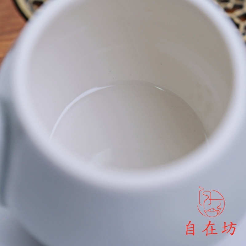 【全館滿599免運】茶壺【冰灰釉竹節壺─160ml】陶瓷功夫茶壺 小單壺 斷水利落 日式陶瓷茶壺【自在坊茶具】-細節圖9