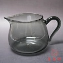 【全館滿599免運】茶海【燻黑文雀茶海─450ml】公道杯 分茶器 玻璃茶海 文雀茶海 玻璃茶具【自在坊茶具】-規格圖7