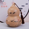 【全館滿599免運】醒茶罐【雙層葫蘆茶葉罐】紫砂茶葉罐 茶葉罐 茶葉收納 葫蘆茶葉罐 密封罐【自在坊茶具】-規格圖11