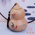 【全館滿599免運】醒茶罐【雙層葫蘆茶葉罐】紫砂茶葉罐 茶葉罐 茶葉收納 葫蘆茶葉罐 密封罐【自在坊茶具】-規格圖11