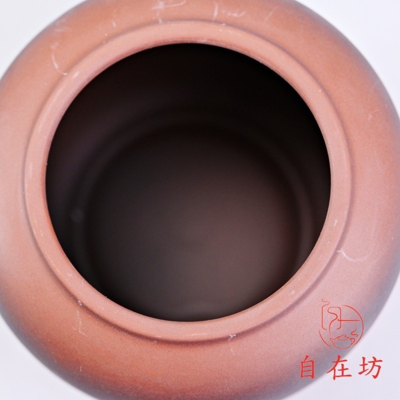 【全館滿599免運】醒茶罐【紫陶醒茶罐 易開蓋】紫砂茶葉罐 茶葉罐 茶葉收納 陶瓷茶葉罐 密封罐【自在坊茶具】-細節圖4