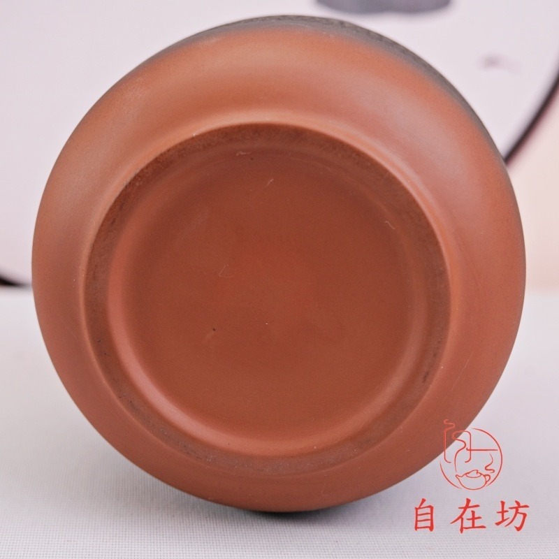 【全館滿599免運】醒茶罐【紫陶醒茶罐 易開蓋】紫砂茶葉罐 茶葉罐 茶葉收納 陶瓷茶葉罐 密封罐【自在坊茶具】-細節圖6