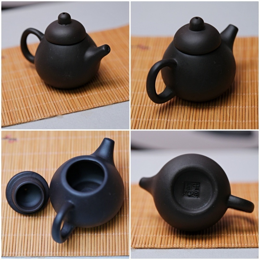【全館滿599免運】迷你小紫砂壺 創意宜興指尖壺 小號袖珍茶壺 茶玩精品 茶寵擺件 可養壺【自在坊茶具】-細節圖7