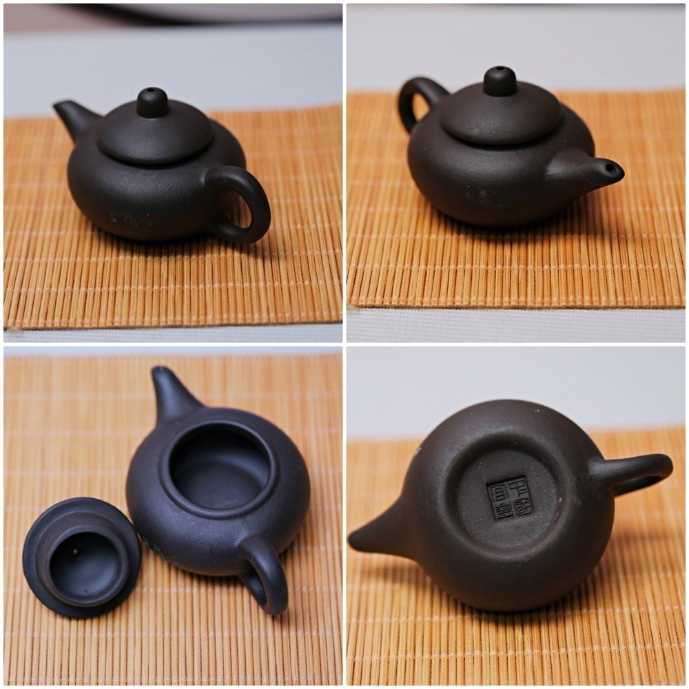 【全館滿599免運】迷你小紫砂壺 創意宜興指尖壺 小號袖珍茶壺 茶玩精品 茶寵擺件 可養壺【自在坊茶具】-細節圖10