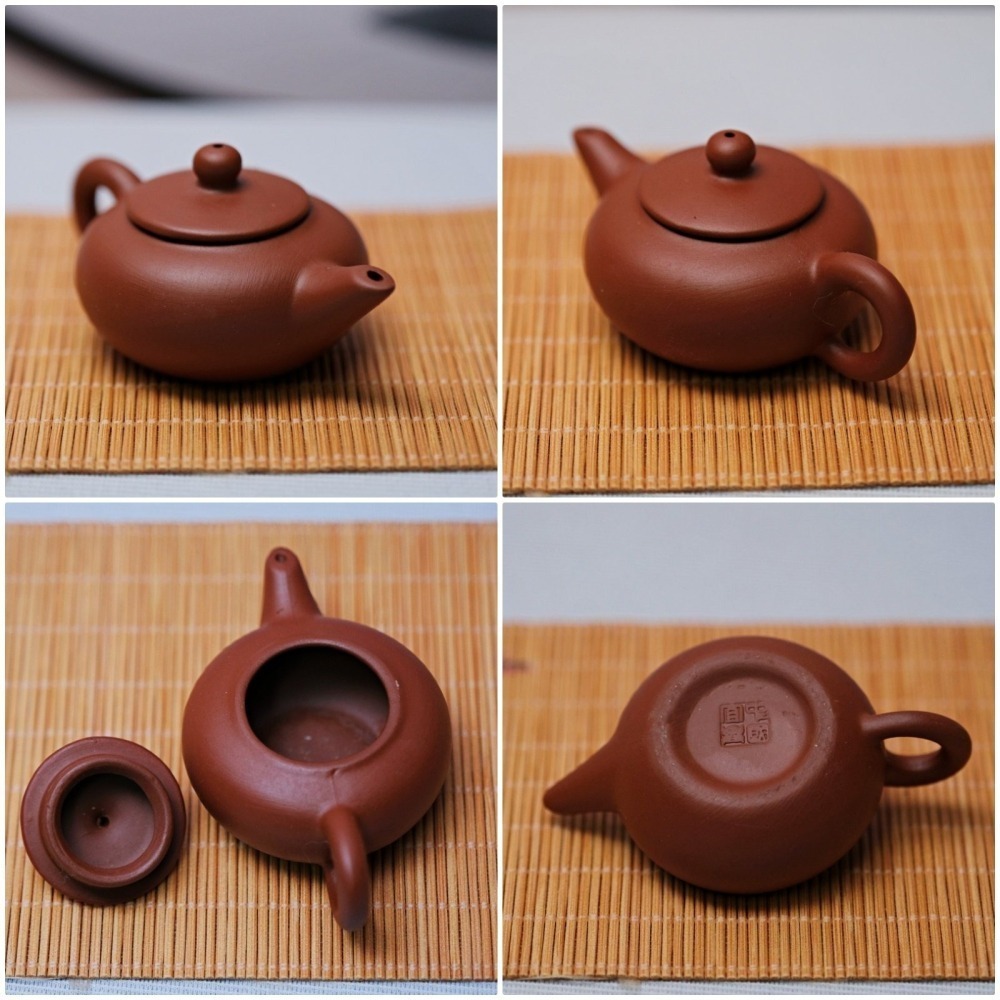 【全館滿599免運】迷你小紫砂壺 創意宜興指尖壺 小號袖珍茶壺 茶玩精品 茶寵擺件 可養壺【自在坊茶具】-細節圖11