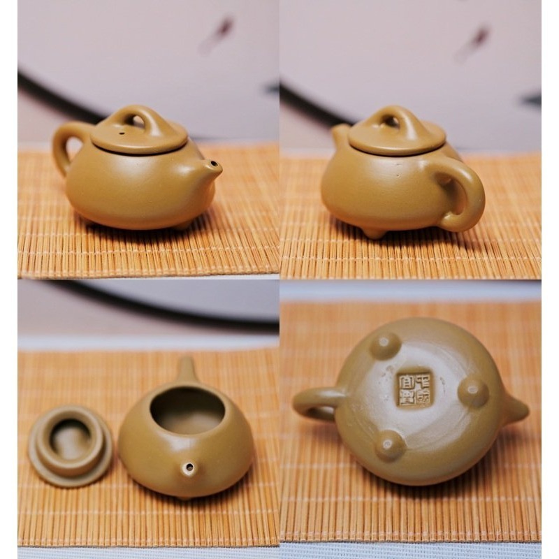 【全館滿599免運】迷你小紫砂壺 創意宜興指尖壺 小號袖珍茶壺 茶玩精品 茶寵擺件 可養壺【自在坊茶具】-細節圖9