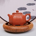 【自在坊茶具】茶壼 西施壼 紫砂壼【倪新安平安六方壼-140ml(朱泥)】工藝師手作 出湯順暢【全館滿599免運】-規格圖11