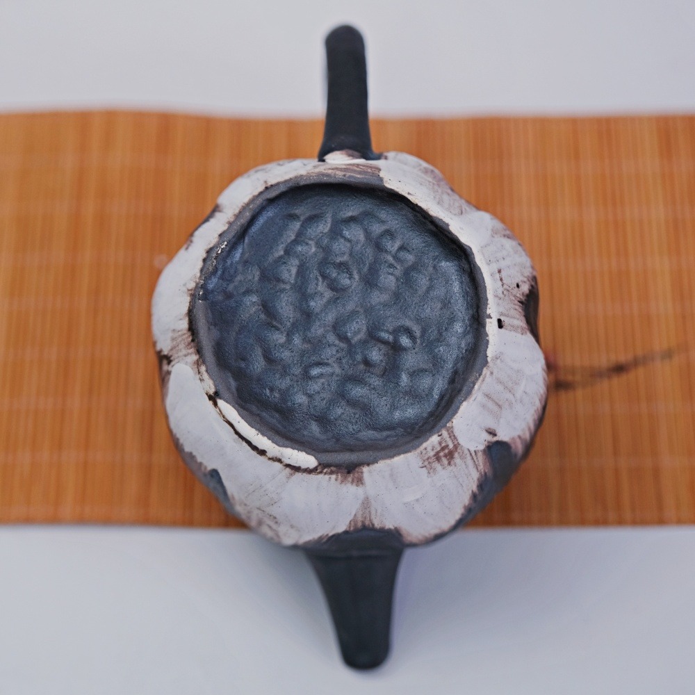 【全館滿599免運】茶壺 手工壺 陶壺 圓珠壼【靜荷寂靜─160ml】手工陶壺 泡茶壺 泡茶用品【自在坊茶具】-細節圖10