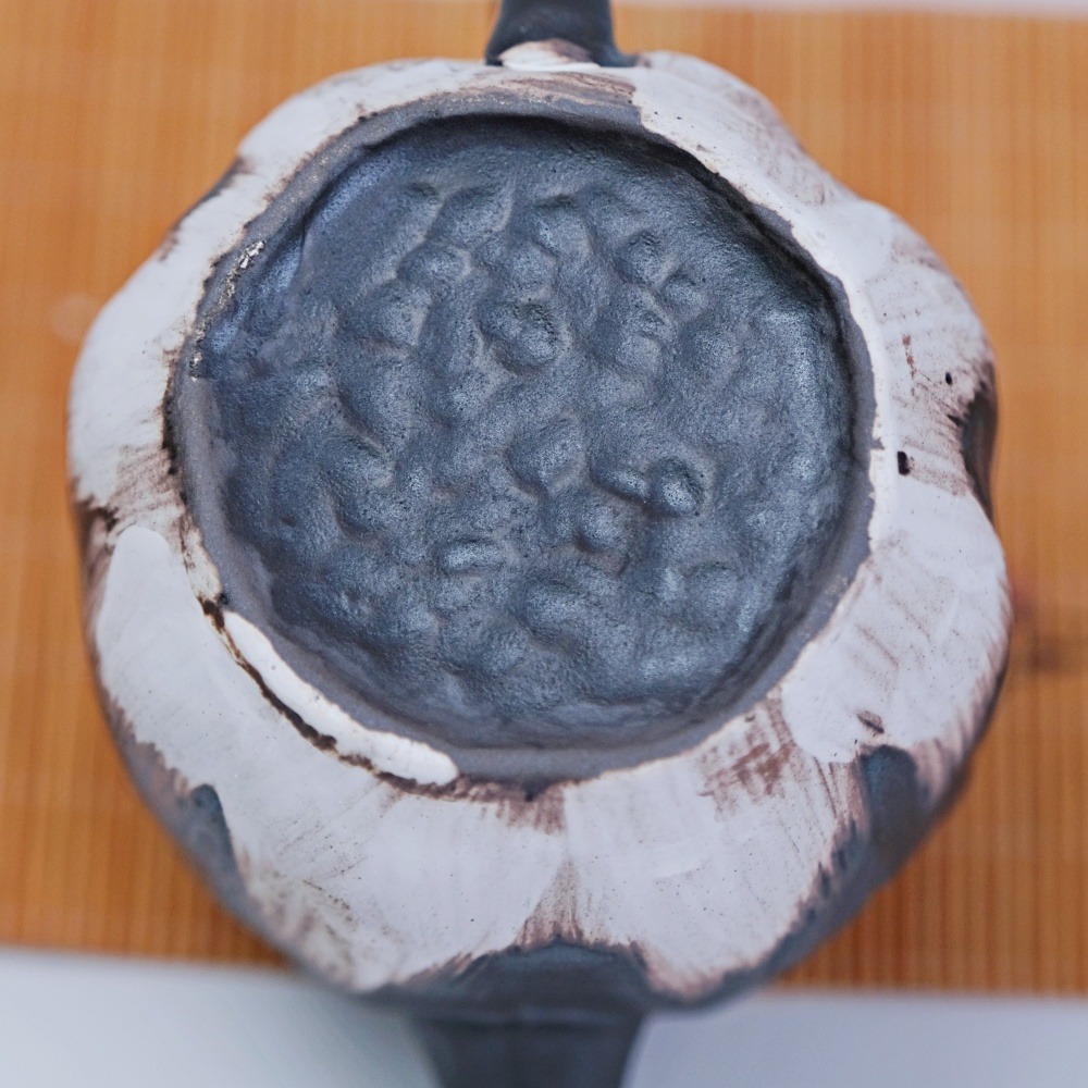 【全館滿599免運】茶壺 手工壺 陶壺 圓珠壼【靜荷寂靜─160ml】手工陶壺 泡茶壺 泡茶用品【自在坊茶具】-細節圖11